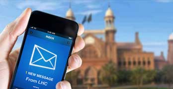 Lahore High Court starts SMS alert service for Petitioners and Lawyers